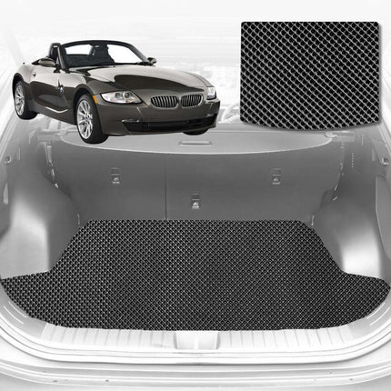 6D Diamond Car Boot Mat for BMW Z4 Roadster 2002 - 2008 (E85 E86) (Convertible) - Heavy Duty Carpet Liner