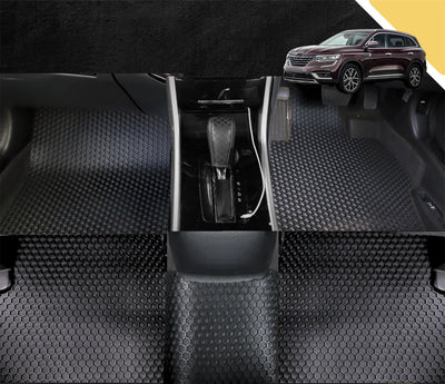 6D PRO Car Floor Mats for Renault KOLEOS 2016 - Current (HC) (Full Set)
