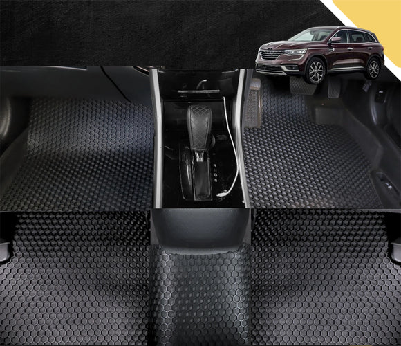 6D PRO Car Floor Mats for Renault KOLEOS 2016 - Current (HC) (Full Set)
