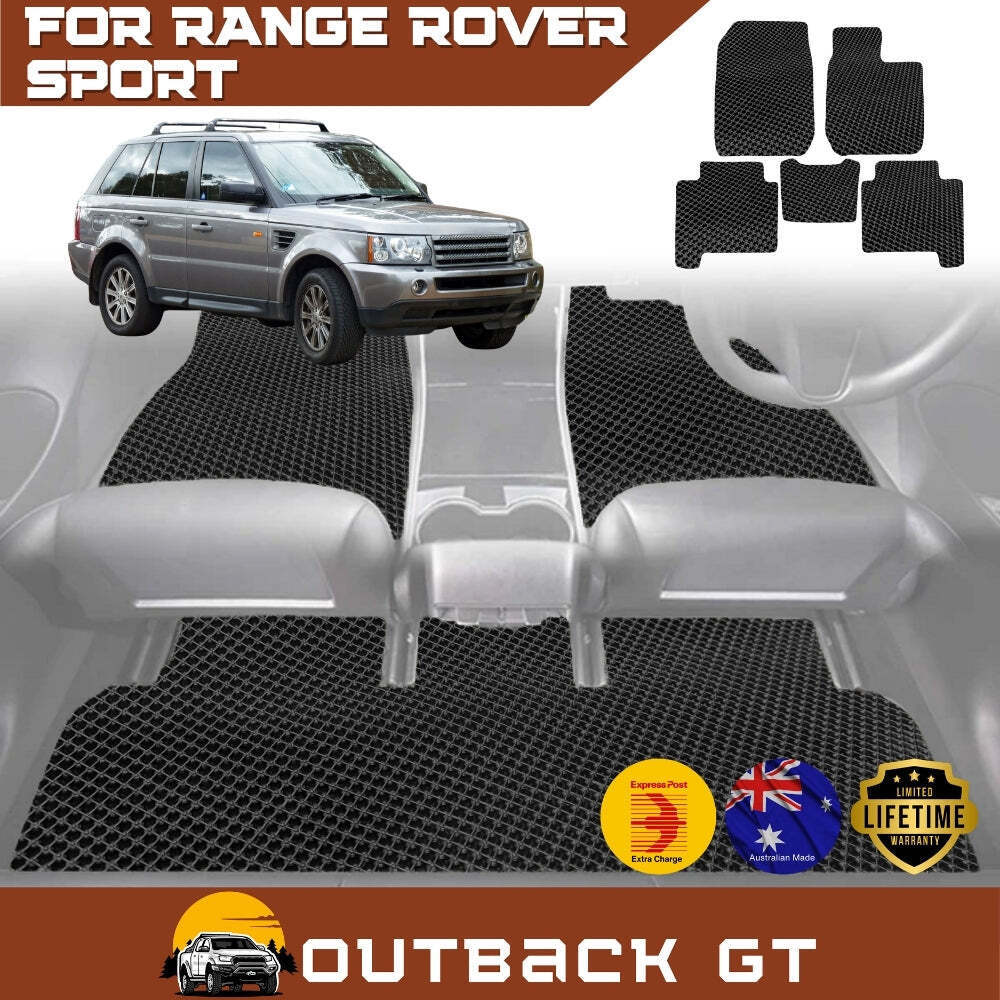 6D Diamond Car Floor Mats for Land Rover Range Rover Sport 2005 - 2013 L320 - Custom-Fit Carpet Liner