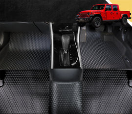 6D PRO Car Floor Mats for Jeep Gladiator 2020 - Current JT (Full Set)