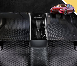 6D PRO Car Floor Mats for Toyota Camry 2018 - Current (XV70) (Full Set)