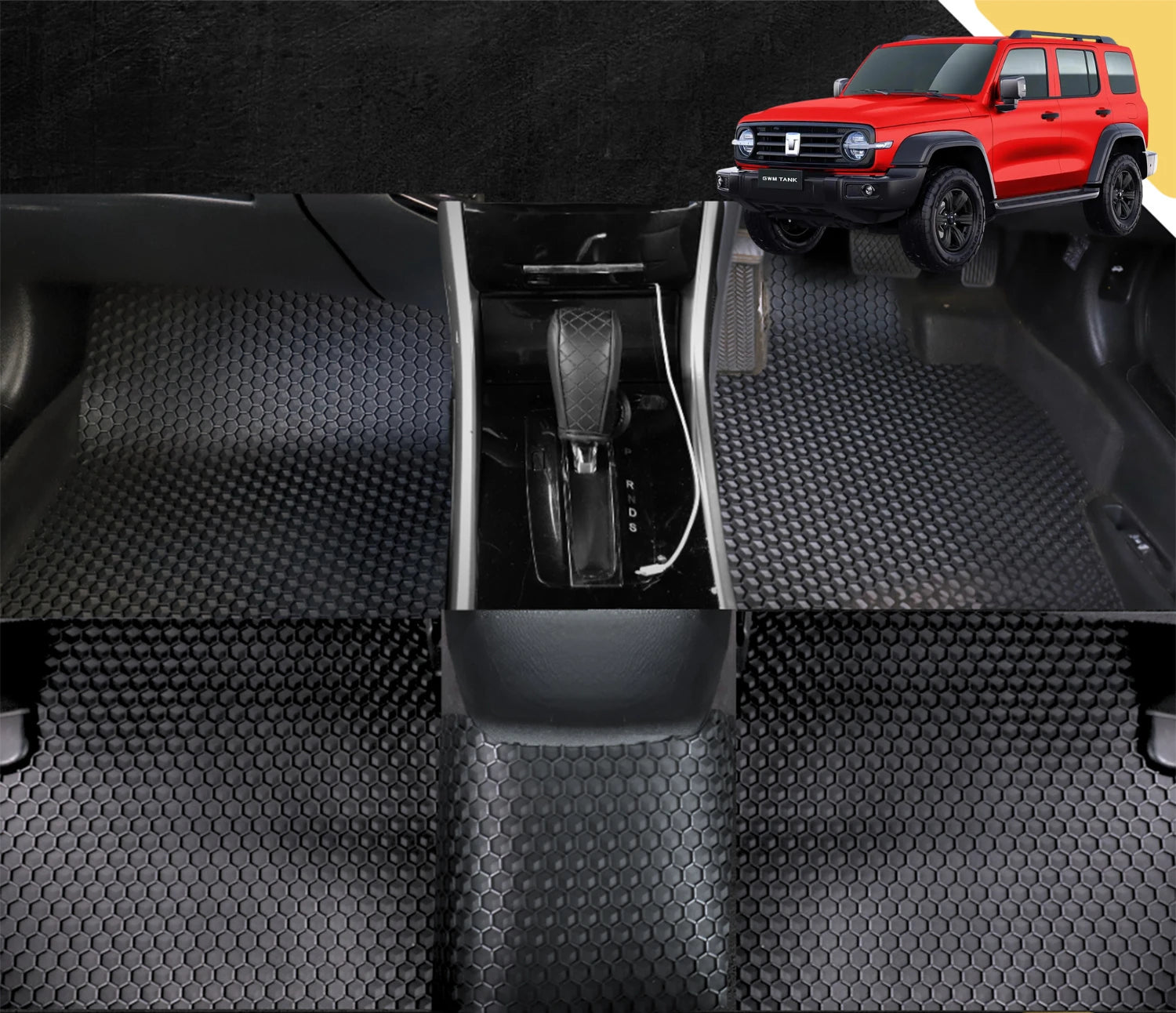 6D PRO Car Floor Mats for GWM Haval Tank 300 2023 - Current (P01) (Full Set)