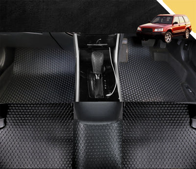 6D PRO Car Floor Mats for Subaru Forester 2002 - 2008 (SG 79V) (Full Set)