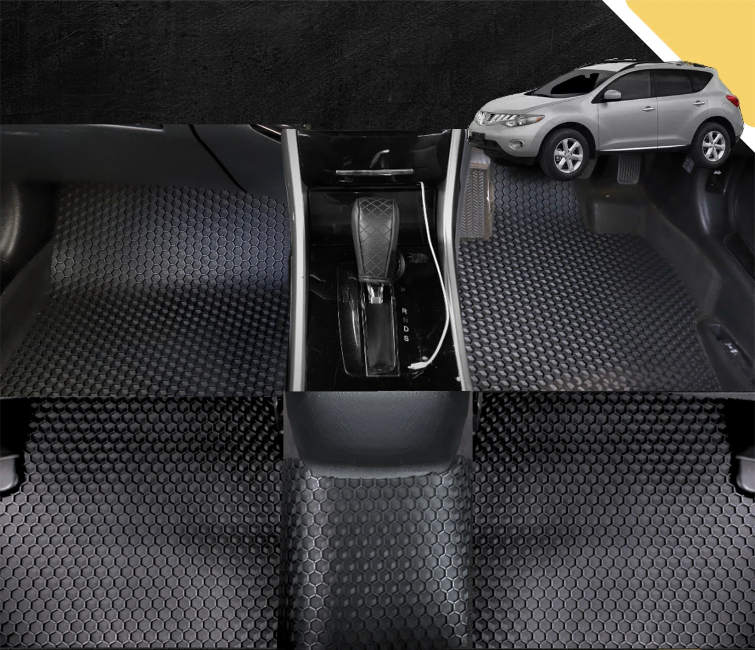 6D PRO Car Floor Mats for Nissan Murano 2009 - 2015 Z51 (Full Set)