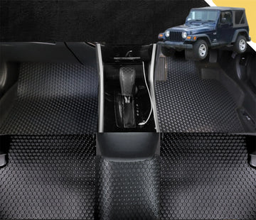 6D PRO Car Floor Mats for Jeep Wrangler 1996 - 2006 (TJ) (Full Set)
