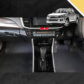 6D PRO Car Floor Mats for Isuzu D-Max Space Cab 2013 - 2020 RT (Front Set)