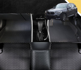 6D PRO Car Floor Mats for BMW X3 2018 - Current (G01) (Full Set)