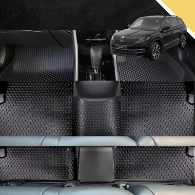 6D PRO Car Floor Mats for Skoda Kodiaq 2017 - Current NS (Ultimate Set)