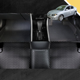 6D PRO Car Floor Mats for Mazda 3 2004 - 2009 BK (Full Set)