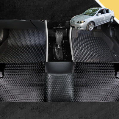6D PRO Car Floor Mats for Mazda 3 2004 - 2009 BK (Full Set)
