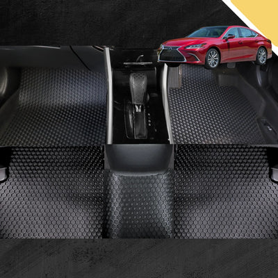 6D PRO Car Floor Mats for Lexus ES 2019 - Current 70R (Full Set)