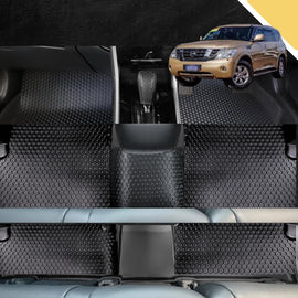 6D PRO Car Floor Mats for Nissan Patrol Y62 2013 - Current (Y62) (Ultimate Set)