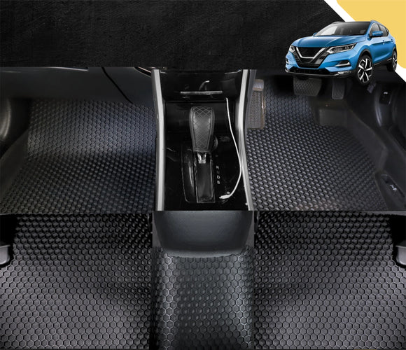 6D PRO Car Floor Mats for Nissan QASHQAI 2014 - 2021 (J11) (Full Set)