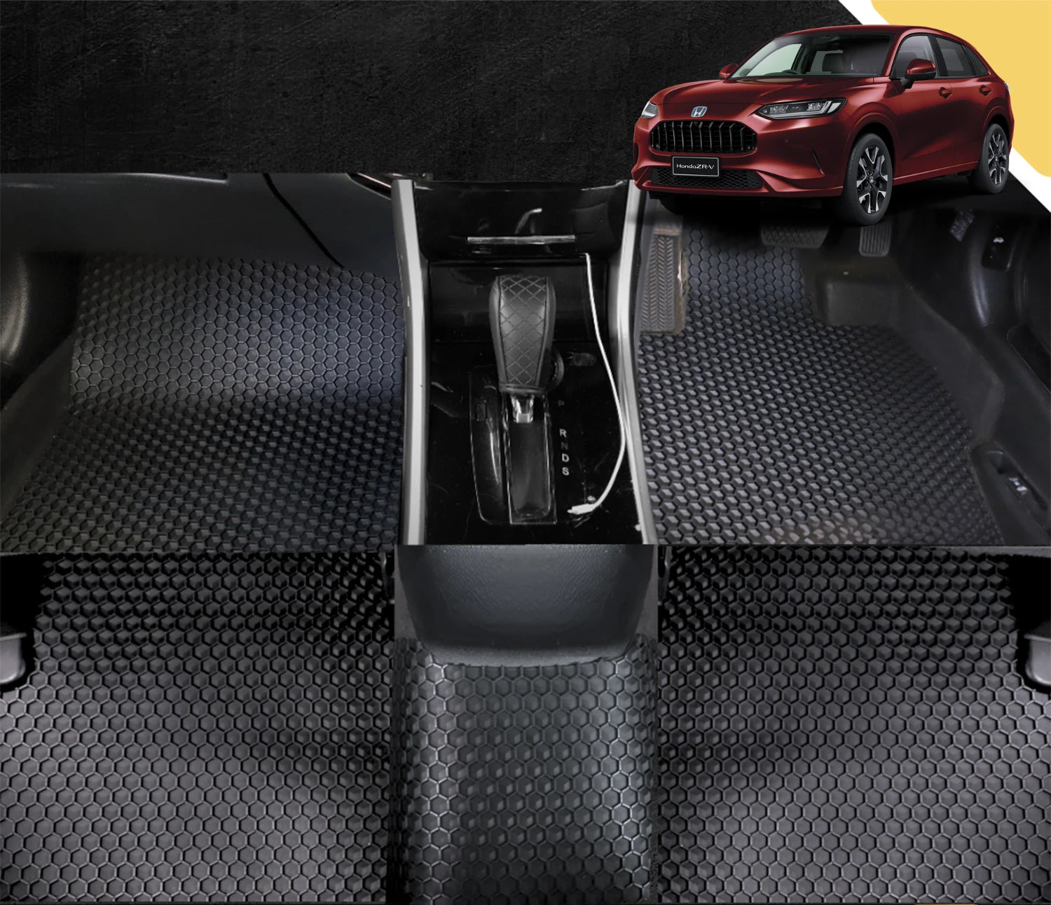 6D PRO Car Floor Mats for Honda ZR-V 2023 - Current (RZ) (Full Set)