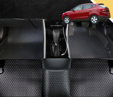 6D PRO Car Floor Mats for Hyundai iX35 2010 - 2015 (LM) (Full Set)