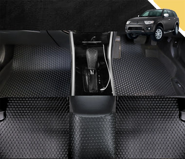 6D PRO Car Floor Mats for Mitsubishi Challenger 2008 - 2016 (PB/PC) (Full Set)