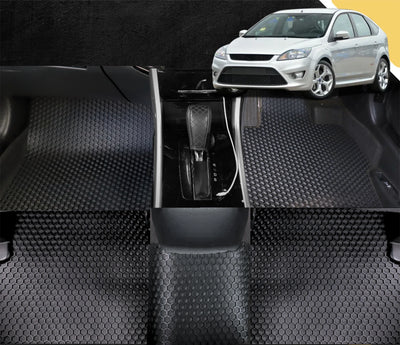 6D PRO Car Floor Mats for Ford Focus 2011 - 2018 LS, LW,LW MKII, LZ (Full Set)