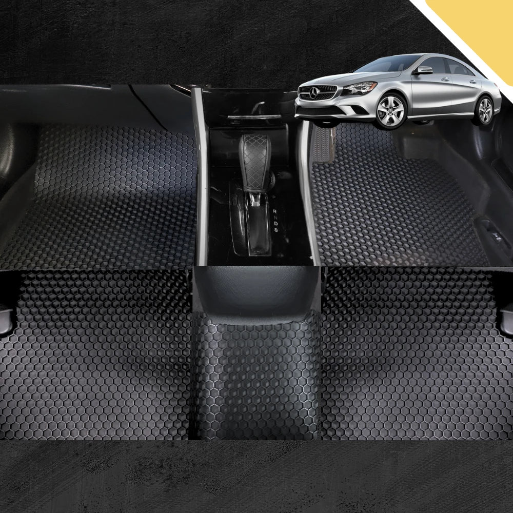 6D PRO Car Floor Mats for Mercedes-Benz CLA-Class 2013 - 2019 (C117) (Full Set)
