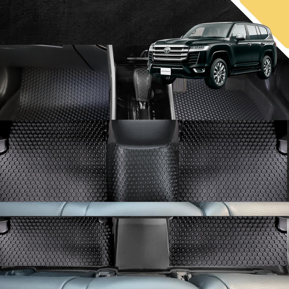 6D PRO Car Floor Mats for Toyota LandCruiser 300 2021 - Current (Ultimate Set)