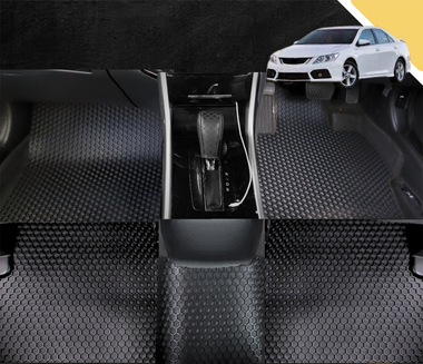 6D PRO Car Floor Mats for Toyota Camry 2012 - 2017 (XV50) (Full Set)