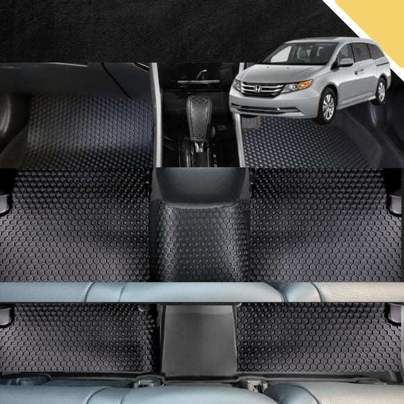 6D PRO Car Floor Mats for Honda Odyssey 2014 - 2020 Luxury 7 Seater (ViL) (Ultimate Set)