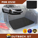 6D Diamond Car Boot Mat for Honda Civic 2016 - 2021 (11th Gen) (Hatch) - Heavy Duty Carpet Liner-1