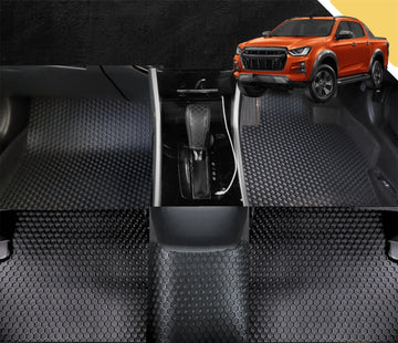 6D PRO Car Floor Mats for Isuzu D-Max Crew Cab 2020 - Current RG (Full Set)