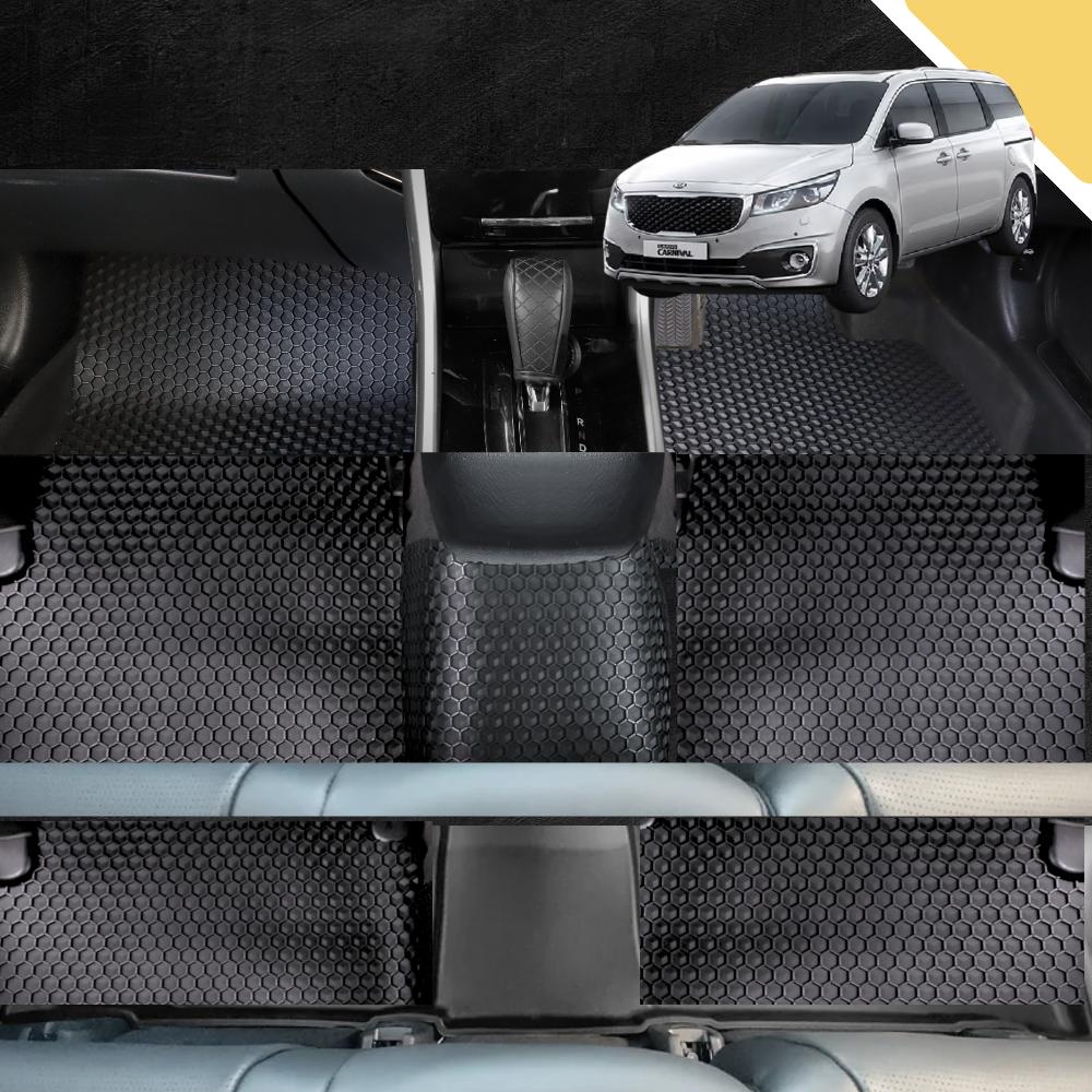 6D PRO Car Floor Mats for Kia Carnival 2006 - 2014 (VQ) (Ultimate Set)