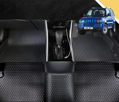 6D PRO Car Floor Mats for Suzuki Jimny 1998 - 2018 JB (Full Set)