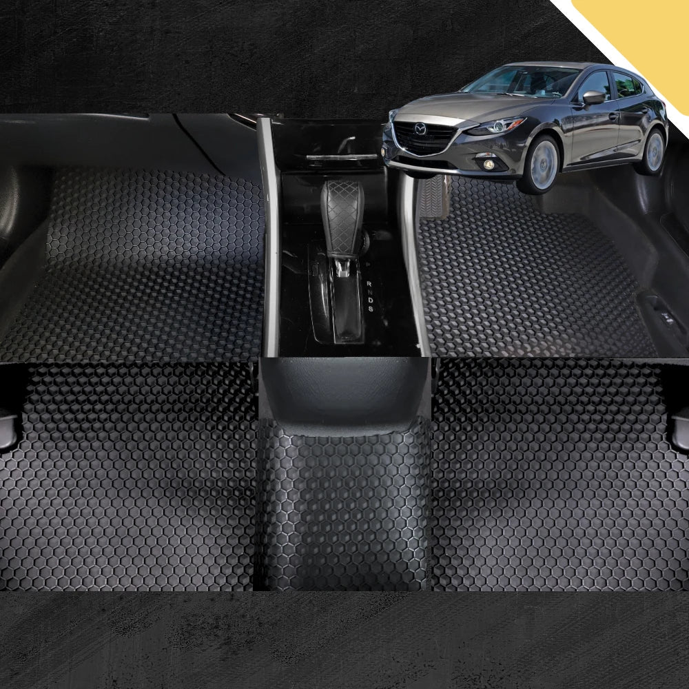 6D PRO Car Floor Mats for Mazda 3 2014 - 2018 (BM BN) (Full Set)