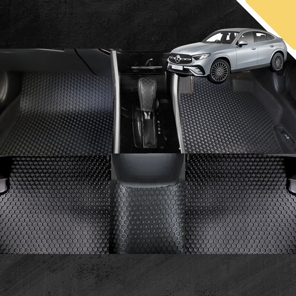 6D PRO Car Floor Mats for Mercedes-Benz GLC 2015 - 2022 Coupe (C253) (Full Set)