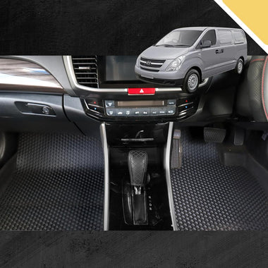 6D PRO Car Floor Mats for Hyundai iLoad 2007 - Current TQ (Front Set)