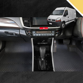 6D PRO Car Floor Mats for Renault Master Van 2010 - Current X70, X62 (Front Set)