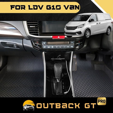 6D Diamond Car Boot Mat for LDV G10 Van 2015 - Current SV7A, SV7C  - Heavy Duty Carpet Liner