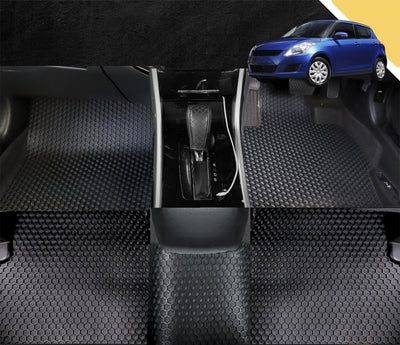 6D PRO Car Floor Mats for Suzuki Swift 2011 - 2017 (FZ) (Full Set)