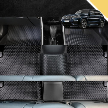 6D PRO Car Floor Mats for BMW X5 2013 - 2018 (F15 F85) (Ultimate Set)