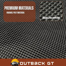 6D Diamond Ute Tub Mat for Nissan Navara Dual Cab (NP300/D23 STX Without Rear cupholder) 2015-Current (with Plastic tub Liner) - Black & Grey-5