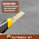 6D Diamond Ute Tub Mat for Ford Ranger Super Cab 2022-Current (with Spary On Liner or No Liner) - Black & Grey-6