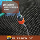 6D Diamond Ute Tub Mat for GWM Haval V240 Dual Cab (Wingle 5) 2011-2016 (with Spray On Liner or No Liner) - Black & Grey-9